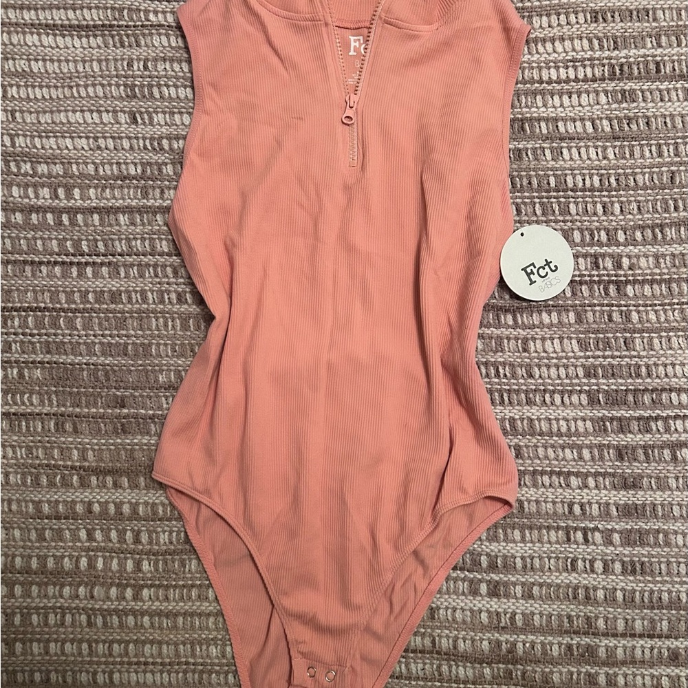 Peach pink bodysuit